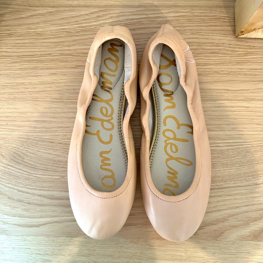 NEW Sam Edelman blush flats size 8.5